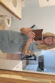 This dress made me feel GREAT! It is definitely a nice denim material with no stretch.  I usually wear a large in most clothing but decided to size up to XL because of the lack of stretch and glad I did! Great versatile dress - Haley J.