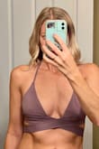 I think this suit is great for small chests like mine! I love the color and the fit and it's super comfortable. I can't wait to wear it out more! It's so soft. - Jamie W.