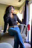 True to size, nice thick material! Very flattering! - Nancy S.