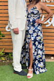 Dress was beautiful and fit well for the Hawaiian beach wedding I attended. However, I looked down during dinner and realized the top layer had ripped at the bodice section. Not sure what happened, except that possibility it snagged when I picked up my toddler? Thankfully it was an intimate 14-person sit-down dinner and evening at that point so I don't think anyone noticed. However the rip was substantial, beyond reasonable repair, so I disposed of it. It looked great, just be aware if you have active toddlers! - Rani P.