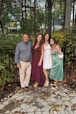 This dress was absolutely perfect for my sister's wedding rehearsal. There are a few different colors to choose from & they're all beautiful. The dress was comfortable & flowy. It fit perfectly & I got so many compliments. For my height, it was perfect to wear with heels. The length was a little long on me naturally & I wore 4 inch heels & it was perfect. Definitely recommend this dress! It's also adjustable in the back so you can tighten or loosen it to fit your bust & waist. 10/10 - Heather M.