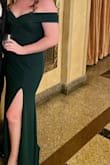 Bought for a black tie wedding. Absolutely gorgeous, compliments all night. Material at the bust is the same as the entirety of the dress so you don't NEED to add a bra or anything, but definitely could. Wasn't restrictive, but did have to pull the shoulders up a few times. 10/10 - Tori W.