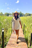 This dress is so cute and comfortable and checks off all the boxes of a good casual dress. The linen fabric is good quality and is perfect for summer or any warm-weather vacation.  It's definitely my favorite beach/swim cover-up. - Lindsey V.