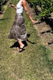 Been eyeing a cheetah print skirt for so long and finally pulled the trigger with this one! It does have a blue-ish hue to it but I think that makes it more special! - Hannah C.