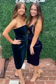 This dress looks expensive and high end, but is still comfortable and easy to wear. I am usually between an XS and a S in sizing and the XS fit perfectly. I also love that you don't need to wear a bra with it. Very happy with this purchase! - Amelia S.