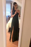 I love this dress! Great quality and fits beautifully. EXCEPT if you need it in a pinch it might not be the best option- you will 100% need to get it shortened! I am 5'6 and wore this dress with 3in heels and I still needed about 4in taken off the bottom. I've never had this problem before in my life, so it was absolutely shocking. I noticed some of the other reviews mentioned it as well, so definitely take that into consideration before purchasing! - Laura H.