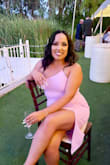 A bit tight around the midsection but a gorgeous dress hugged my body in all the right places. - Lilian H.