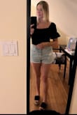 These shoes were so pretty and I got so many complements on them. However, they gave me the worst blisters I have ever had on the side of my feet. Make sure to wear bandaids with these! - Kaleigh M.