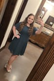 I wore this as a guest to a formal wedding and got so many compliments. The fit is nice, but was a little snug in the chest and upper stomach area but still works. I would definitely suggest this dress to anyone looking! - Sarah M.