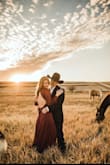Honestly this dress was perfect, I just have a small bust. It was very long but perfect with heels. The color is different than my photo as it was edited but still a gorgeous burgundy. It was a perfect dress for our photos I absolutely love it! - Emily T.
