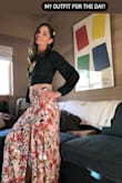 Needed a top that worked with a skirt I already had and this fit the bill. Very happy with it - Sydney C.