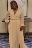This dress was everything I expected and more . The color was stunning and the flow was speechless. I made a great choice in selecting this dress. It was a little long but manageable. - Temika J.