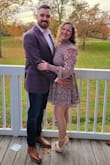 I love this dress!!  I normally order size L nowadays, but based on previous reviews I ordered a M and it fit perfectly.  It was comfortable and flattering.  Love, love, love!! - Aubrey P.