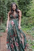 I wore this for a wedding and people were floored by how gorgeous it looked! The material was very chic and it did not look cheap. The straps are adjustable so that the dress and bust area can be better fit to your desirable look. Additionally, my legs didn't feel cold wearing this and the material was made with quality.  It is a bit long if you don't wear heels so I would advise to wear heels. Also, if you are traveling via plane, this is a bit hefty so be mindful of the 50 lbs limit within the domestic flights in the U.S. - Julia W.