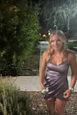 I wore this dress to a formal and I loved it! The material is stretchy so when I ate dinner, I didn't feel like I was going to rip right through the dress. It was flexible enough to dance in and overall, looked so classy! Highly recommend. - Greenlee C.
