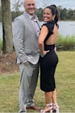 The dress is classy and fun! It was slightly tight but had stretch to it. I ordered a medium. - ASHLEY
