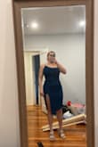It really draws attention to your midsection and the slit was VERY high I'd be scared that people would see a little too much - Annie O.