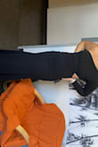 This dress is thick fabric! Perfect for my friends winter wedding. Zipper makes it easy to put on. - Kristal