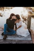 I bought this dress for my engagement pictures after reading all the reviews. I absolutely am so happy I did. It looked gorgeous. I am usually a medium but ordered a small and glad I did. It was pretty snug but wouldn't have sized up. - Emily W.