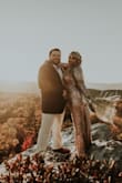 During our elopement, I used a white dress but later on, we took some pictures stargazing on a mountain top and I used this dress. It looked beautiful! - Celimar D.