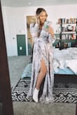 I bought this last minute for a friend's wedding. It fit wonderfully and I got so many compliments about it at the wedding. It is a little long but I am pretty short so I am sure on an average height person it would be perfect. The quality of the fabric was perfect not see through at all. It came literally just as pictured. - My N.