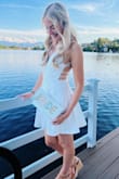 LOVE this dress. So much fun to wear. Fits so well and is very comfortable. I got it for my bachelorette and got so many compliments - Carolyn B.