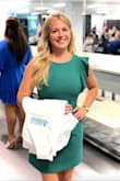 I bought this dress in 2 colors and 2 different sizes last minute for my white coat ceremony and paid extra for expedited shipping. I was FRANTIC when they said delivered, but no dresses had arrived at my address. I contacted LULUS and they overnighted (for free) the same four dresses, which arrived just in time! The medium was a perfect fit.! I have a larger bust and the small was just a little too snug in that area. Fast forward: I found out the dresses were delivered to my neighbors. I returned all of the extra dresses at no cost. Thanks for saving the day, LULUS! - Brooke B.