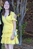 It's hard to find a yellow dress in the perfect shade, shape, and fit, but this was it! - Crystal R.