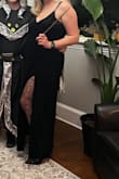 Love the dress, but I will end up getting the sides of the bust area taken in. It bags a bit near the underarms but otherwise fits amazing. - Savannah J.