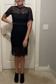 I ordered this dress for a wedding and I got so many complements! It looks great one my only complaint is that it is hard to zip up. It gets stuck on the material in the back when you Zip it. - Sara C.