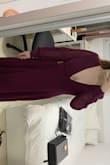 I'm not sure what happened, as I knew that this dress was going to have a little more cleavage then usual but not THAT much - Yael S.