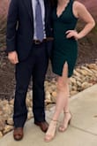I wore this dress to my cousin's wedding and I got lots of compliments! Even one of the caterers told me they loved the scalloped edges. This dress was also super comfortable because it's made of a stretchy fabric. - Charlotte K.