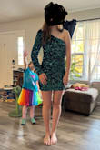 We used the online fit questionnaire and it fits absolutely perfect!  Size Medium - Renee V.