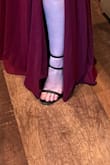 I'd say only wear these if you don't have to walk very often while wearing them. Beautiful shoe, just not comfortable. - Natasha T.