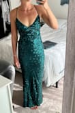 Wore this dress for a black tie wedding. I absolutely loved it. I am tall and had no issues with the length, even with heels. It didn't wrinkle very much when traveling. Super flattering. - Kaitlyn S.