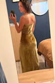 Color is a bit darker in real life, fits good. After many tries, I finally found the dress that both fit good and feels good. - Regina H.