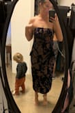 I liked the dress and the fabric felt nice. Ultimately it was really comfortable it just didn't beat out some of the other dresses I bought. I had one wedding to go to and 6 dresses to choose from. It was slightly loose in the bust but not so much so that I couldn't wear it. - Morgan H.