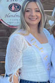 I ordered a small and it fit a tad snug for my body type but I don't think I would have ordered up! I wore it to my engagement party and it was perfect! Great material, just a simple cute top! - Elise S.