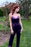 This jumpsuit was an absolute hit for my daughter's Junior '22 HOCO. She has a very unique style and this jumper did not disappoint! With her auburn hair and the wide open bareback, this was a show-stopper for sure! Parents, teachers, and students were all flocking to see what she would be wearing and the compliments kept flooding in. What a great way to set yourself apart from the rest - stand out and be unique! - Nicole T.