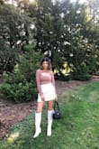 It is a very pretty skirt, perfect for fall/winter. Good quality, color just like the picture. I definitely recommend it. - Esperanza C.