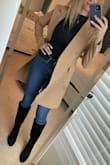 Just what I was looking for! Fits true to size and looks just like the picture. Only complaint is that it would be so much better and if the front pockets were real, but I would recommend! - Michelle D.