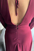 I bought this dress to attend a wedding. It fits very well, is true to size, and is very flattering. However, the zipper broke as soon as I put it on. My husband had to improvise and sew it before leaving for the ceremony. I need a refund. - Marcela Z.