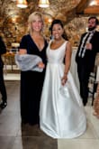 Bought this for my fall/winter weddings and I get a million compliments on it every time I wear it. It's super soft, not itchy, and the scarf holds in the opening fairly well. - Shannon D.
