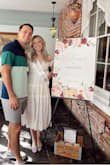 I wore this dress to my bridal shower and I loved it! It was a little loose in the waist so just took it in with a safety pin and shoelace! But loved it and got so many compliments! - Amanda S.