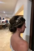 Beautiful. It is bendable and stayed in place with just two pins. - Lana E.