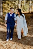 I was hesitant on buying a wedding dress online but after purchasing one from David's bridal and hating it, I just had to do it. 

I am a 14, 16 in wedding dresses, and the 1X according to the size chart should have fit but it was a tad small. The 2X fits a little big but I got it taken in and it was perfect. 

The quality is amazing and I cannot wait to wear it on my special day! - Alyssa Z.