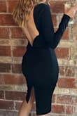 Ordered this dress for a wedding and I loved it!! I do have narrow shoulders and had to use double sided tape for it to stay. Other than that it fit perfect and was stretchy. - Sophia J.
