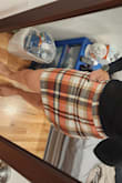The picture makes it look aline but if you have hips this will be fitted. I have a 29 waist and 42 hips and I took a chance if it didn't fit I'd get it altered like my last wool skirt. It fit but there's no give. So this is one of those u can't gain any weight. Would recommend either way because I like the fit and I work out 5 days a week so I'm not worried. - Angelica T.
