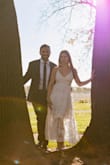 I wore this dress to take more wedding photos with my husband. It looked exactly like my actual wedding dress but much shorter. It fit great! I loved it! I got a size medium, I'm usually a small but they ran out of smalls and I really wanted this dress. It was a little big on top, but the straps are adjustable! - Ryder C.