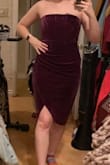 It's a beautiful dress - I just didn't love how it looked on. The straight neckline didn't flatter my larger bust. - Riley M.